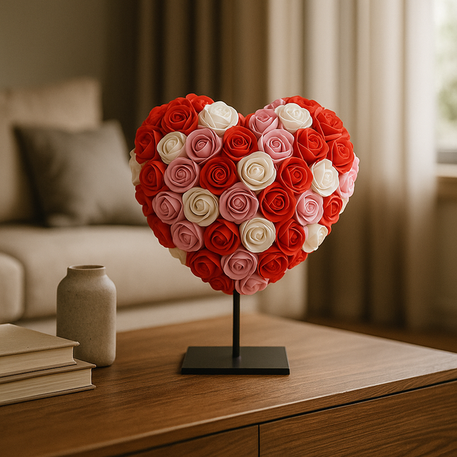 Gemixt Rood, Roze En Wit Foam