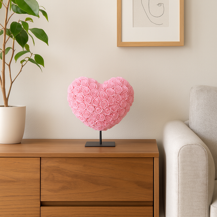 Hart Deluxe Op Standaard 25cm