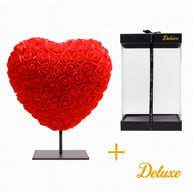 Hart Deluxe Op Standaard 15cm