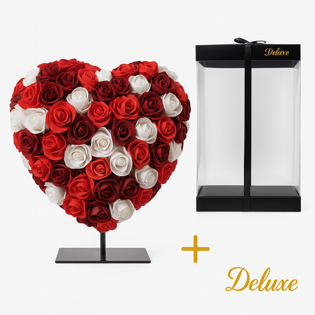Hart Deluxe Op Standaard 25cm