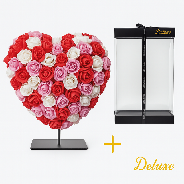 Hart Deluxe Op Standaard 15cm